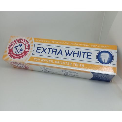 Extra White BakingSoda Toothpaste For Whiter,Brighter Teeth
