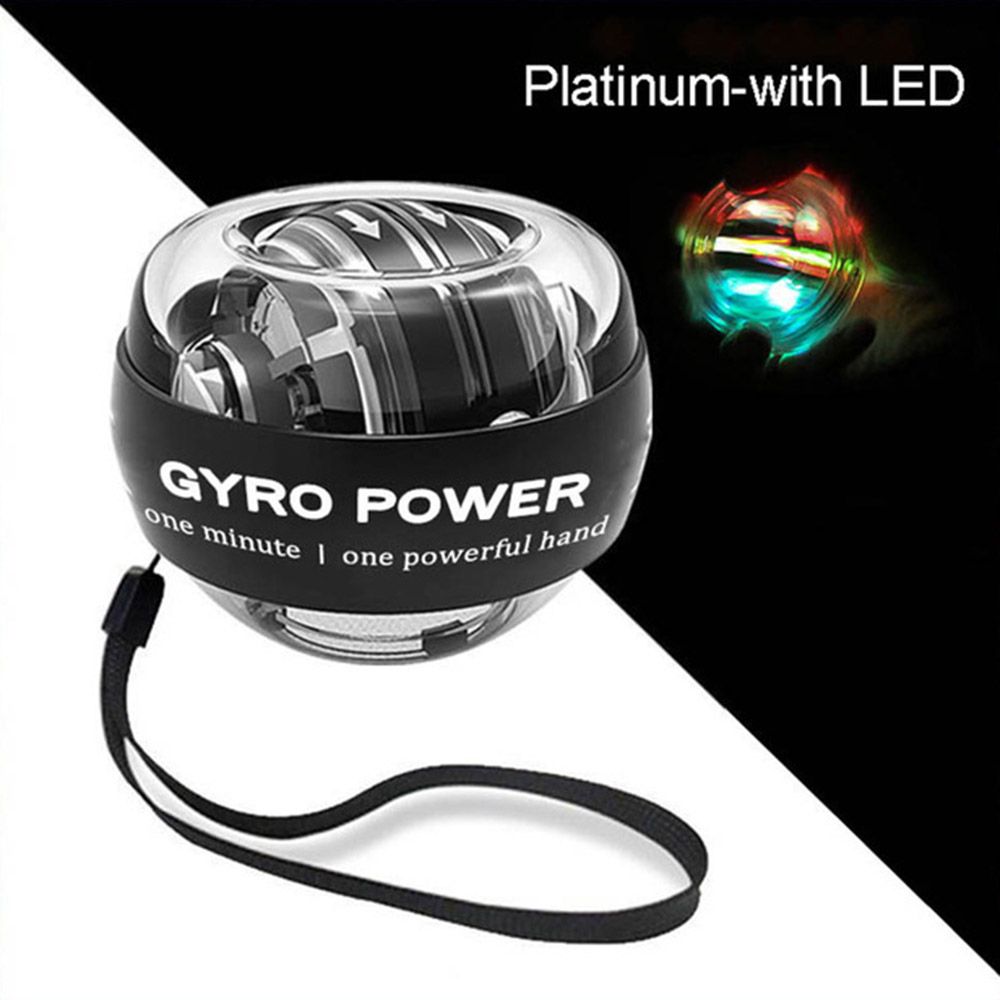 Strengthener Force Power Wrist Ball Gyroscopenning Wrist Rotor Gym Hand Grip-Colorful Light