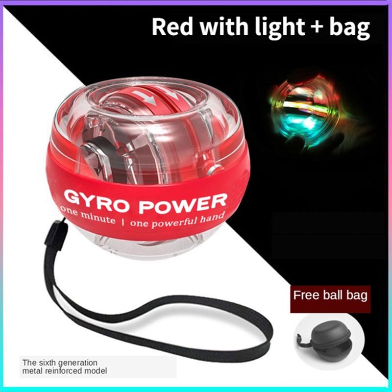 Wrist Ball Self-starting Gyroscope Powerball Gyro Power Hand Ball Muscle Relax Arm-Ivory