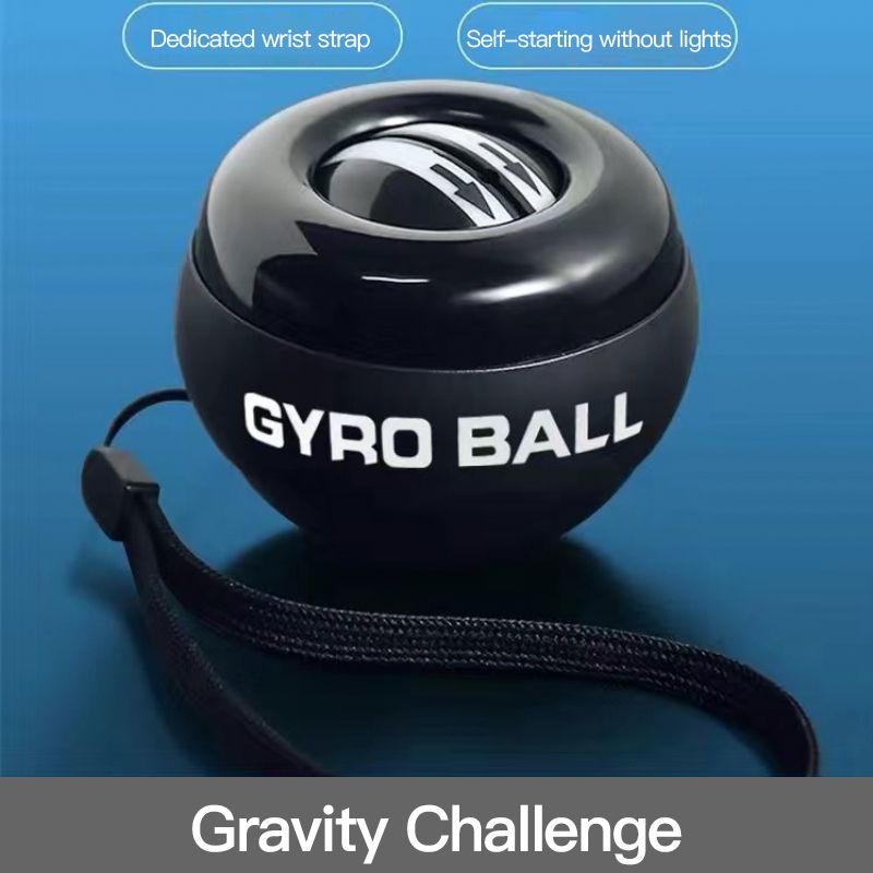 Wrist Ball Self-starting Gyroscope Powerball Gyro Power Hand Ball Muscle Relax Arm-Beige