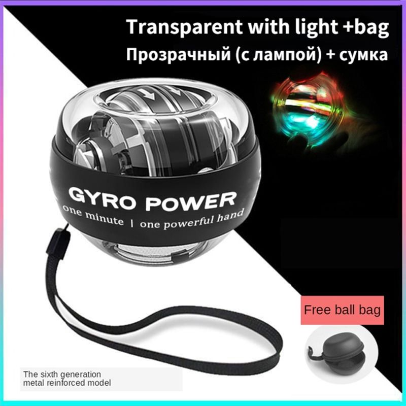 Wrist Ball Self Start Gyroscopic Powerball Gyro Power With Counter Arm Hand Muscle-as Shown  06