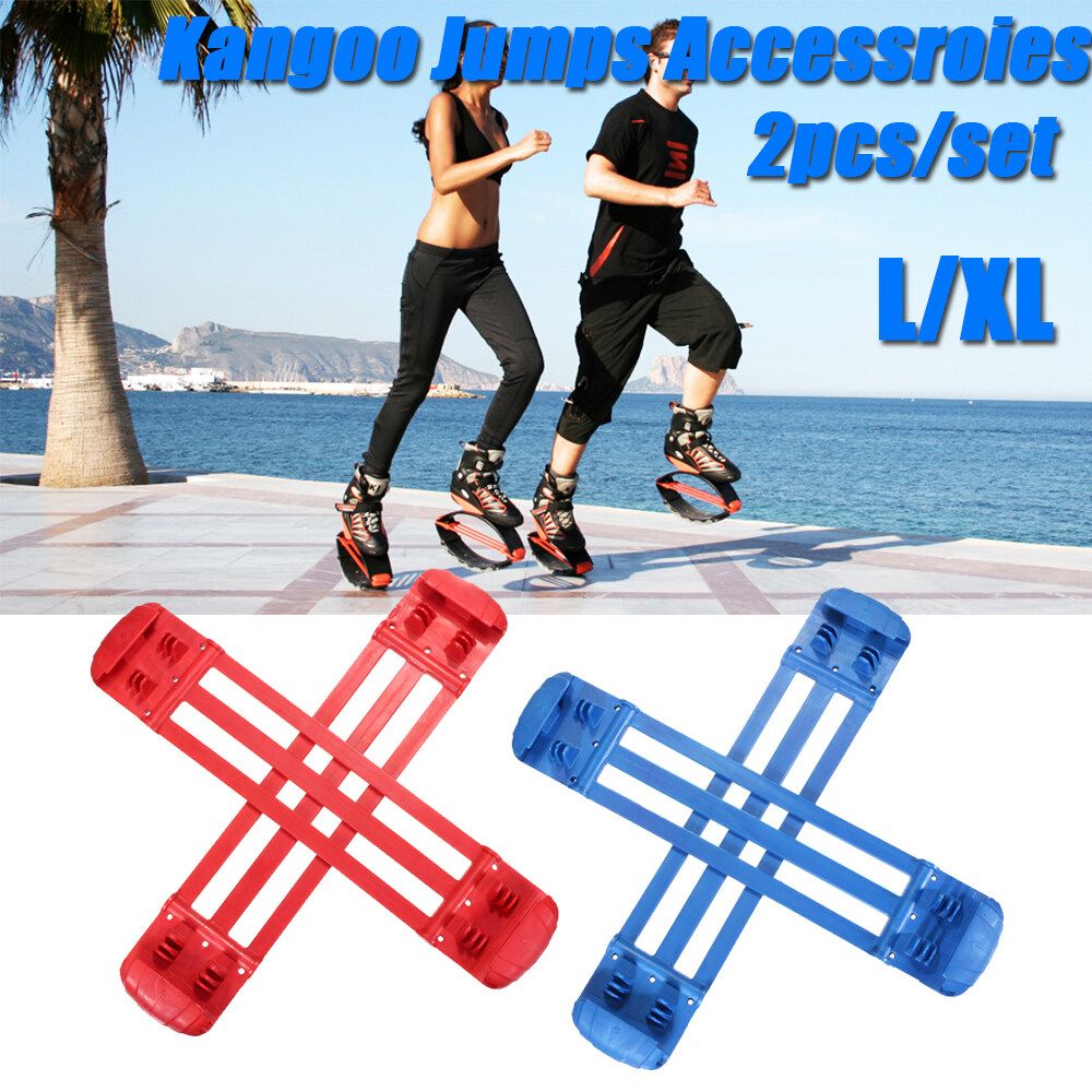 Kangoo Jumps Boots T-Spring Fitness Sports Jumping Shoes For Teens Red/Blue Blue XL