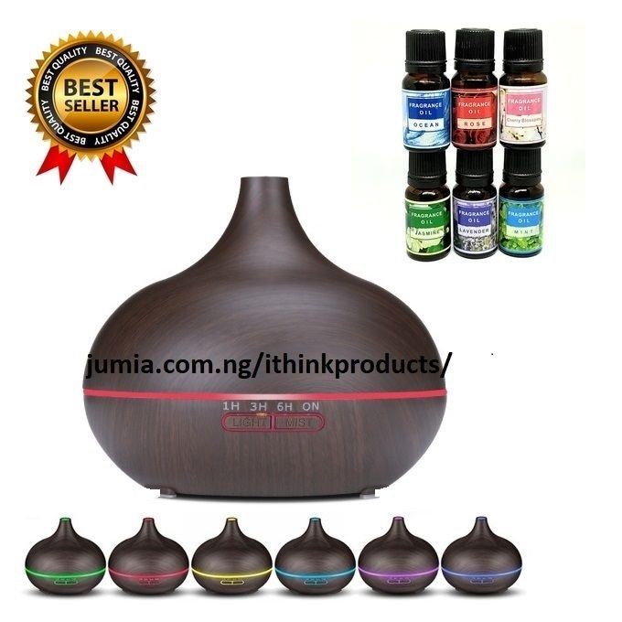 Air Humidifier Essential Oil Diffuser + Fragrance Oils