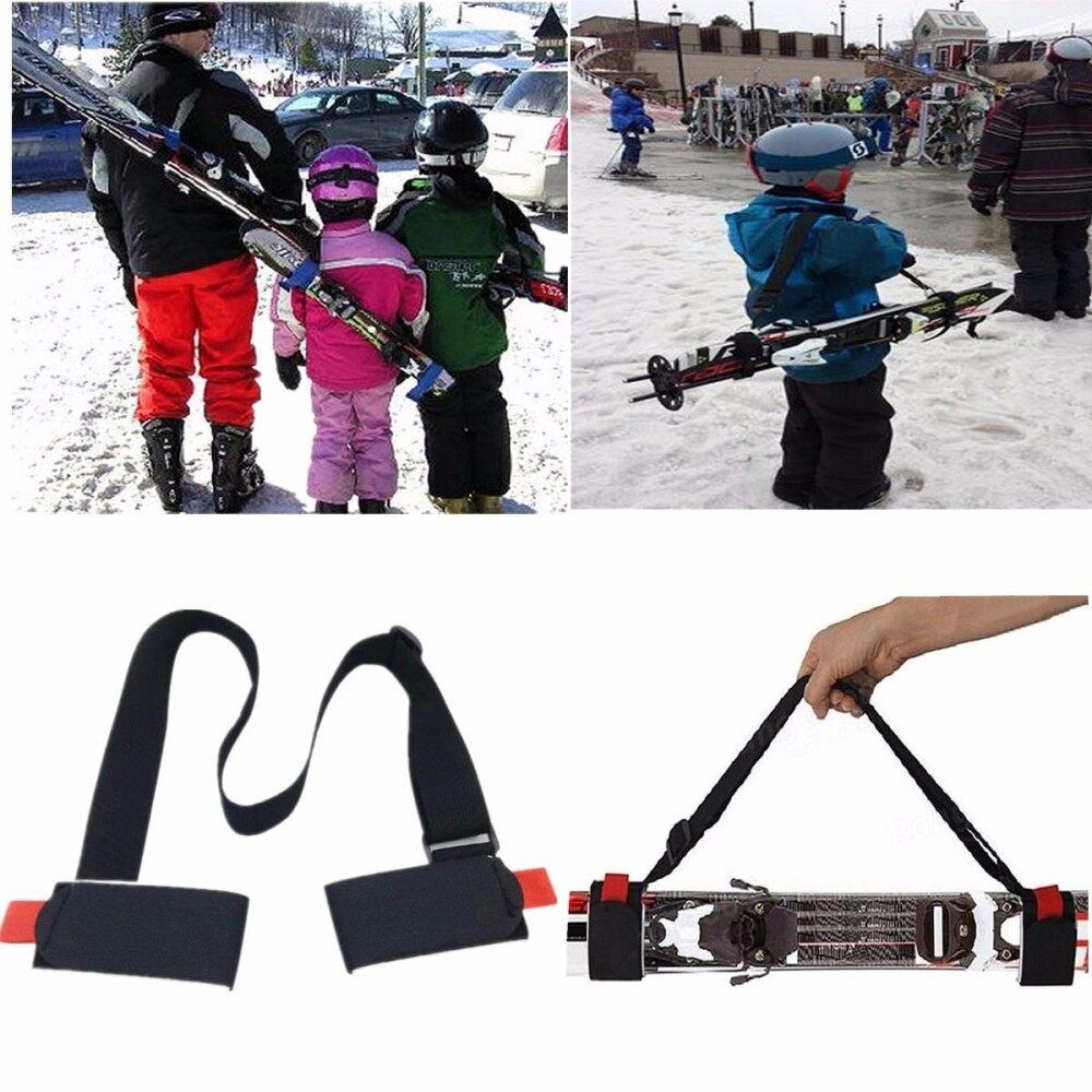 Snowboard Fastening Tape Portable Dual Board Snowboard Straps