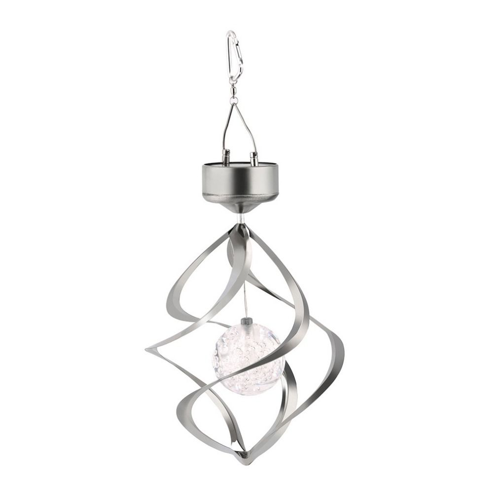 Color Changing Solar Powered LED Wind Chimes Wind Spinner
