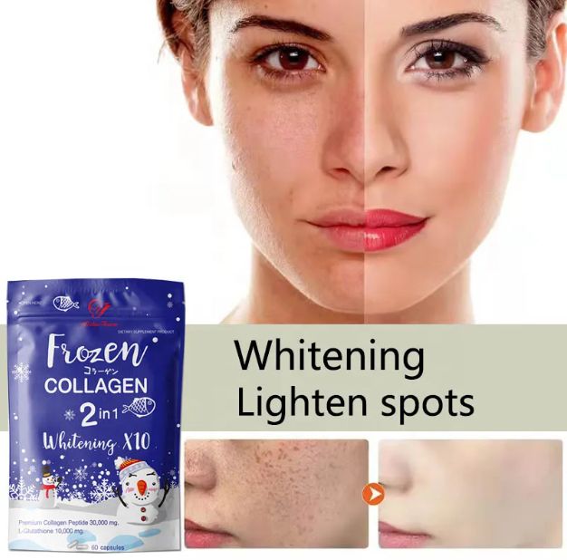 2 In 1 Frozen Collagen Detox Skin Whitening Capsules