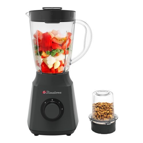 Blender With Grinder 300W - BLG-412-Black