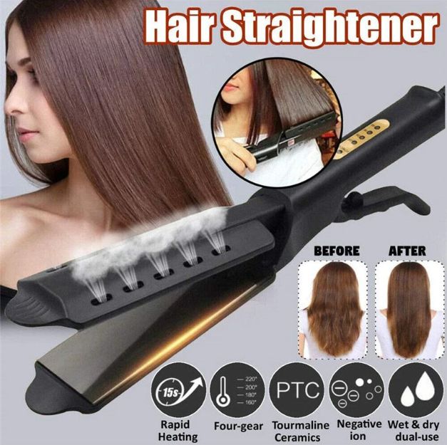 Professional Hair Straightener With Four-gear Temperature