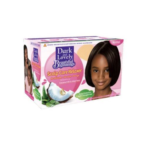 Dark & Lovely Beautiful Beginnings SCALP CARE RELAXER KIT NORMAL Kit