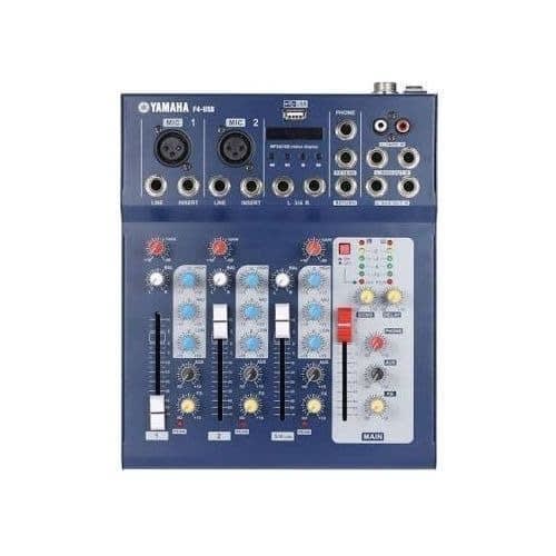 4 Channel Mixer With Usb Interface