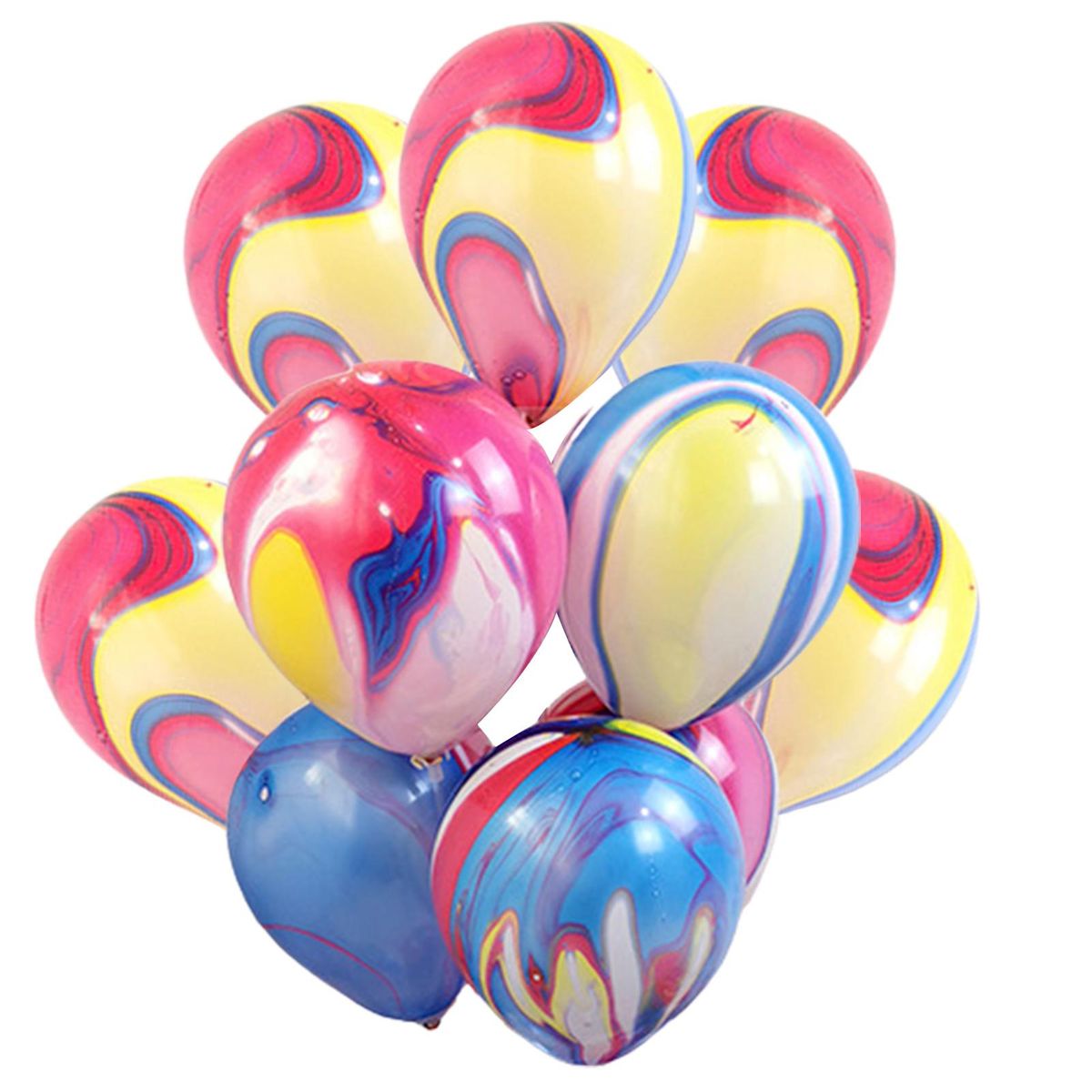 10PcsSet Birthday Party Balloon Birthday Party Home Ornament Balloon Multicolor