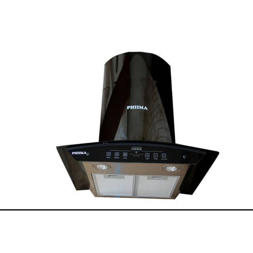90cm Black Ductless Range Hood