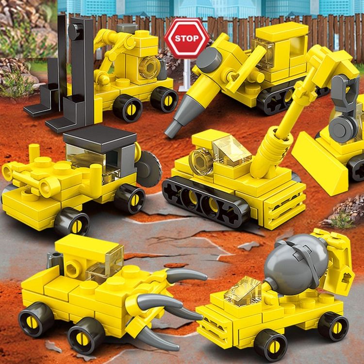 KAZI KY008 8 In 1 Children Assembled Building Blocks Toy