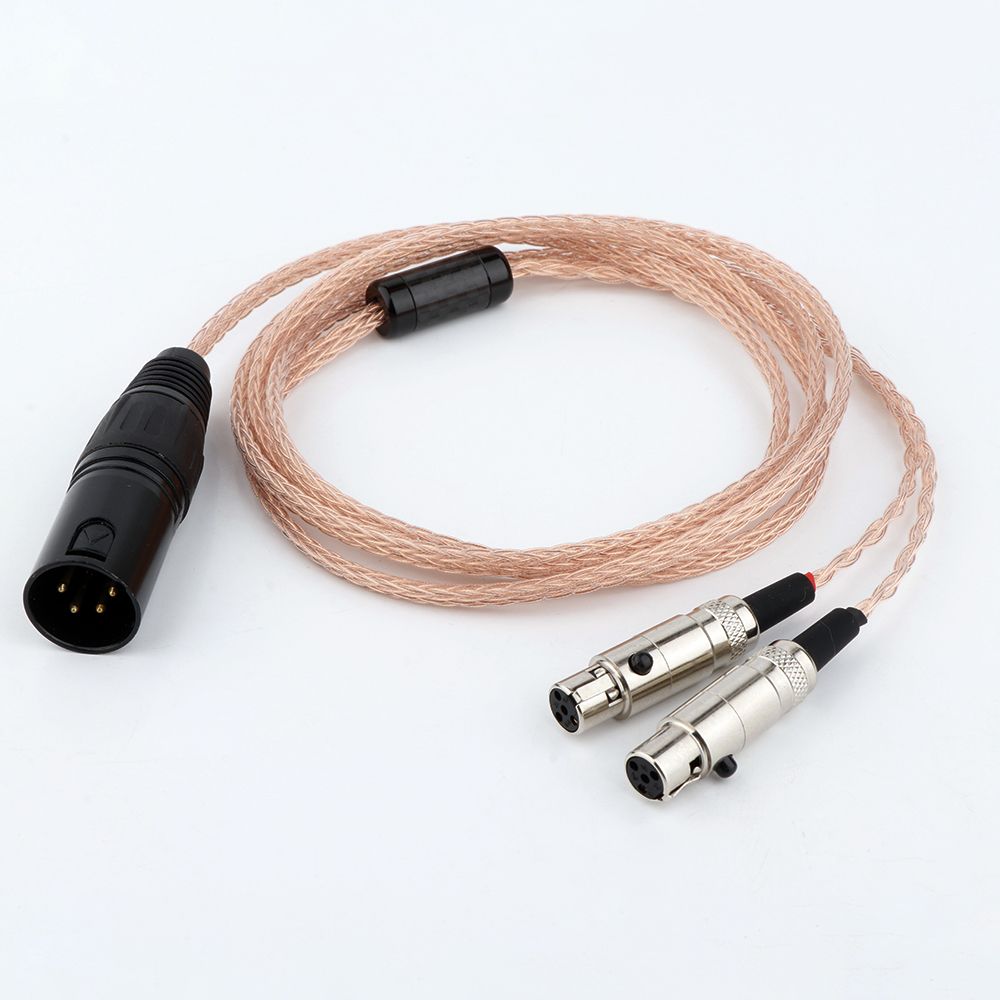 16 Core 4pin OCC 2.5/3.5/4.4mm XLR Balanced Earphone
