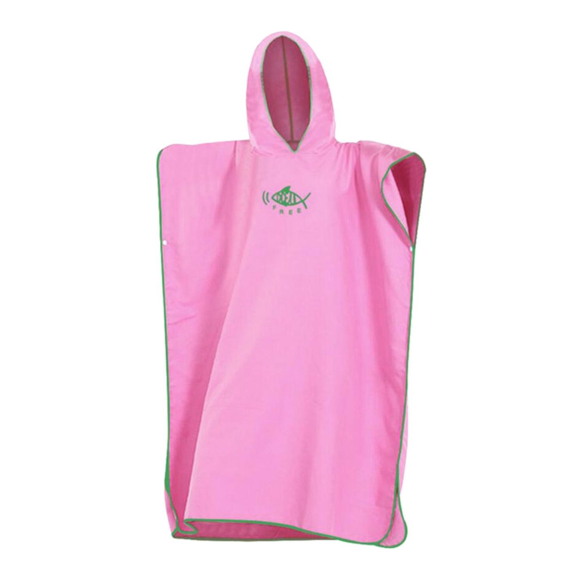 Surf Poncho Changing Robe, Adult Fast Dry Microfiber Pink