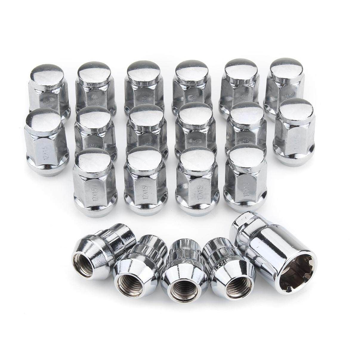 21pc Alloy Wheel Locking Nuts Bolts For Ford. M12 X 1.5