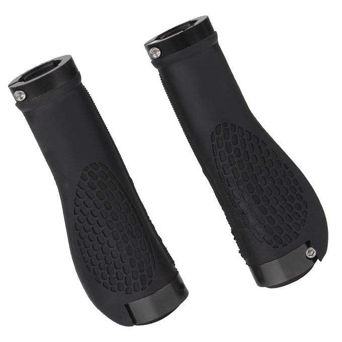 Double Lock On Locking Skidproof Handlebar Grips Hand Bar Cycle