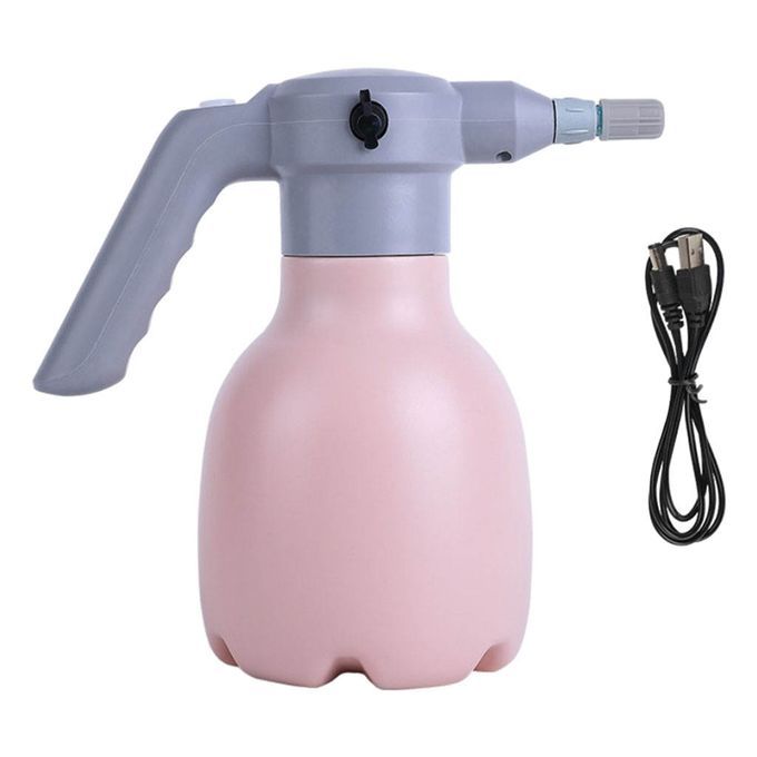 Electric Plant Sprayer Rechargeable Watering  Bottle Fogger Pink