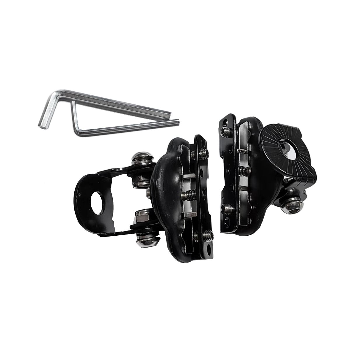 LED Work Light Mount Bracket Clamp Holder for Off Road SUV ATV 4WD Universal Pillar Hood Mounting Brackets 2 Pcs