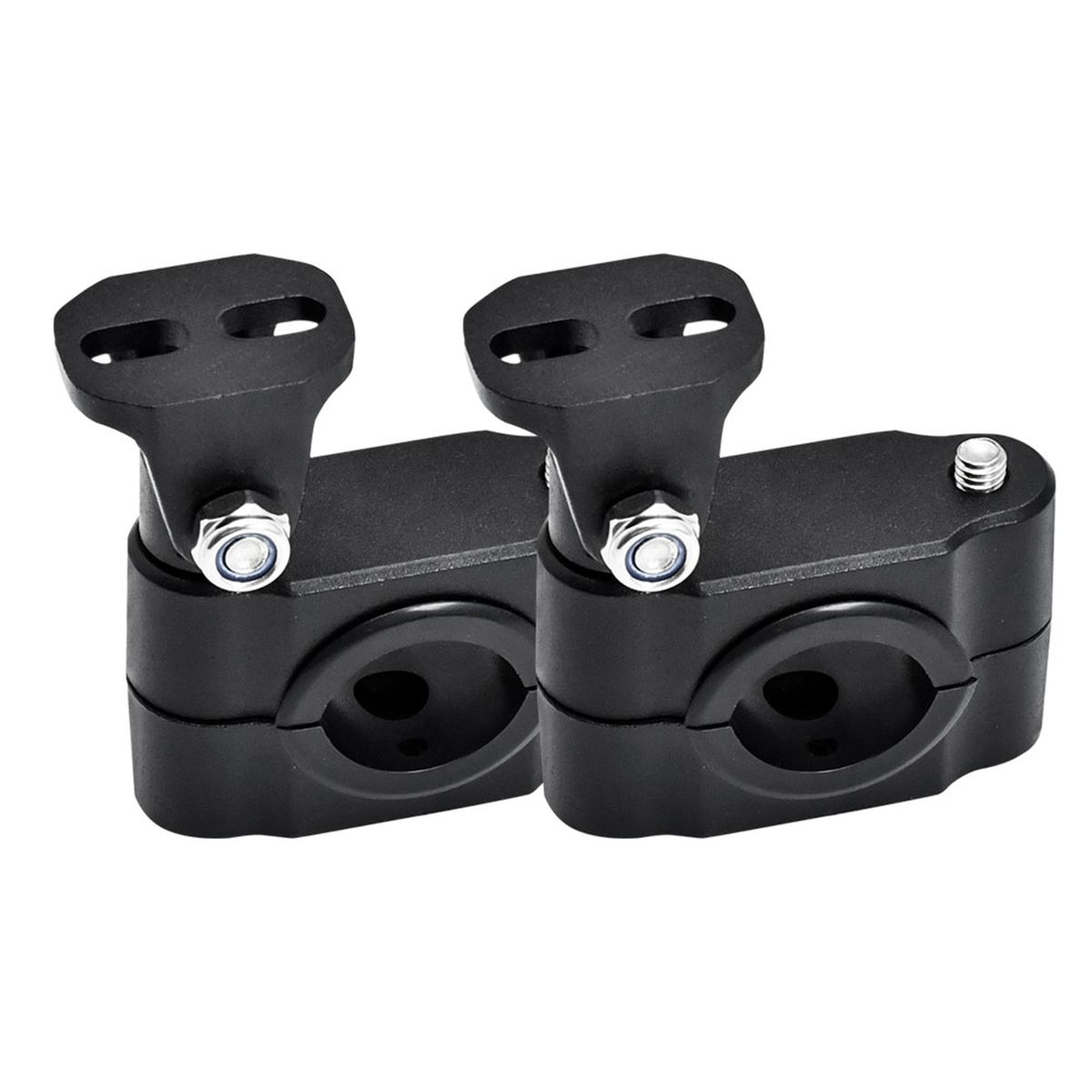 Motorcycle Mounting Bracket 2PCS 360 Degree Adjustment