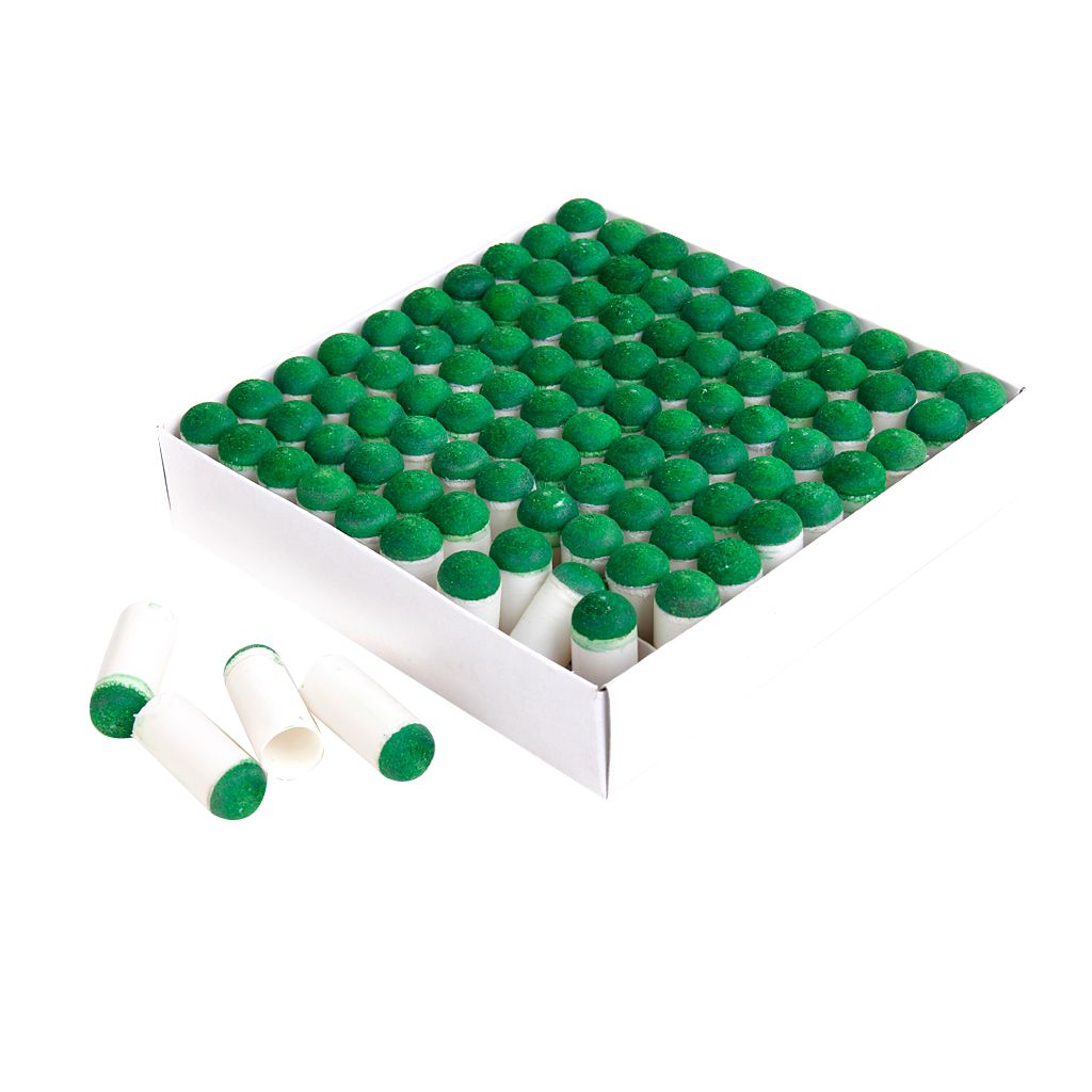 100pcs Plastic 9mm Dia Slip-on Billiards Snooker Pool Stick Pole