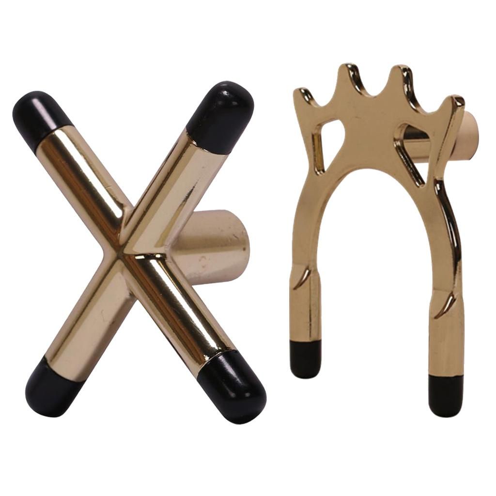 Set Of 2pcs Billiard/Snooker/Pool Bridge Holder Head Metal