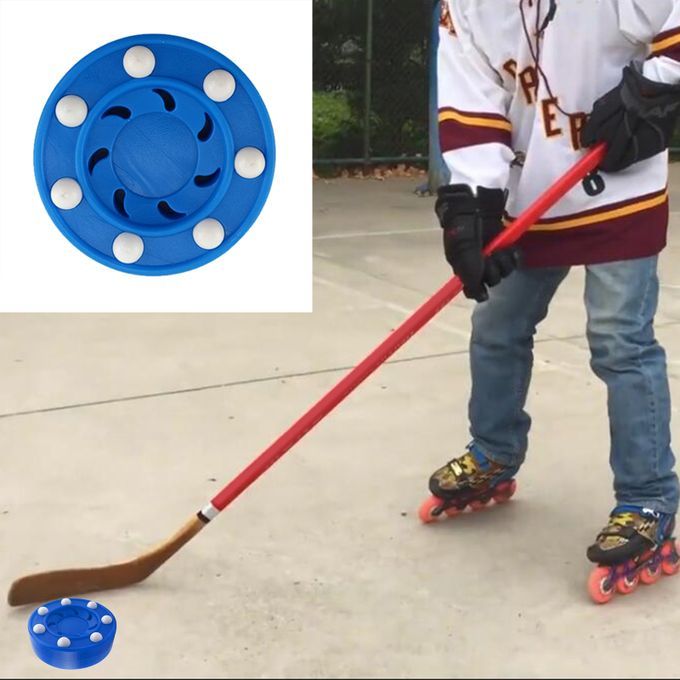 Durable Roller Hockey Puck Pucks Training High Performance Slider Blue