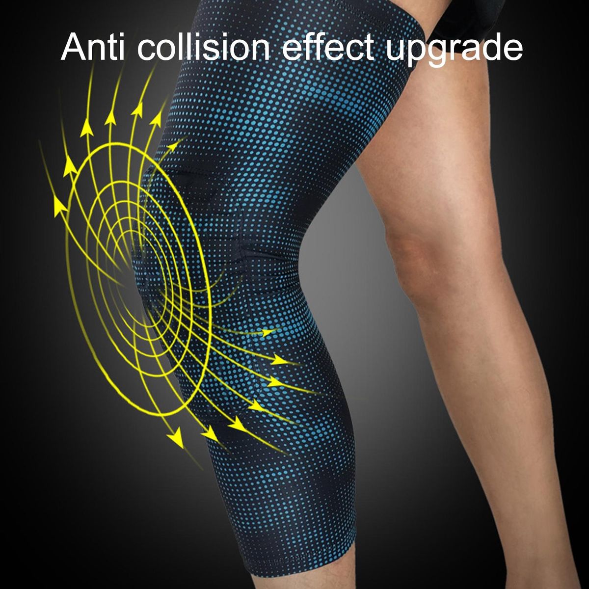Knee Pad Long Compression Knee Sleeve Blue