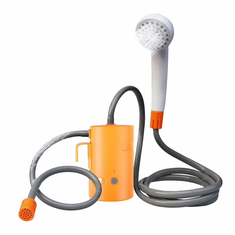 Portable Camping Shower Outdoor Electric Shower Pump Rechargeable Shower Large capacity Folding Bucket Hiking Traveling Shower Bathe Tool