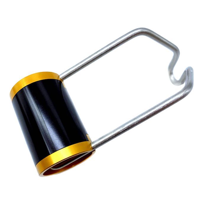 Bicycle Headlight Front Fork Holder Base For Brompton Bike Black+Gold