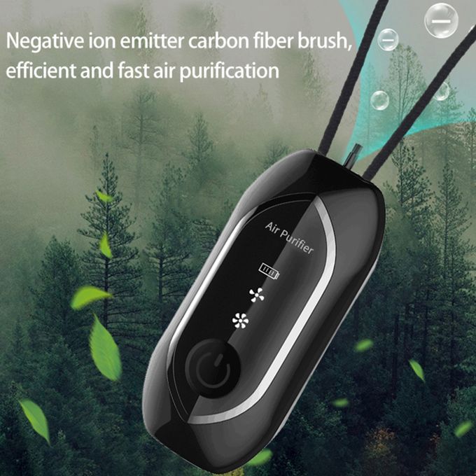 Personal Air  Necklace Wearable Portable USB Lonic Black