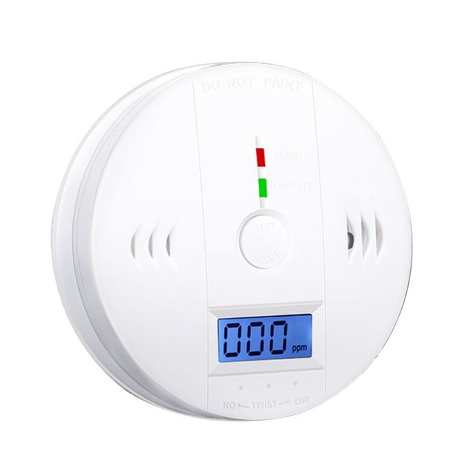 Carbon Monoxide Alarm Detector CO Alarm Detector Powered By