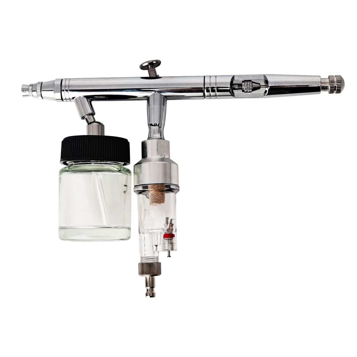 Portable Suction Feed Airbrush Airbrushing Set Kit