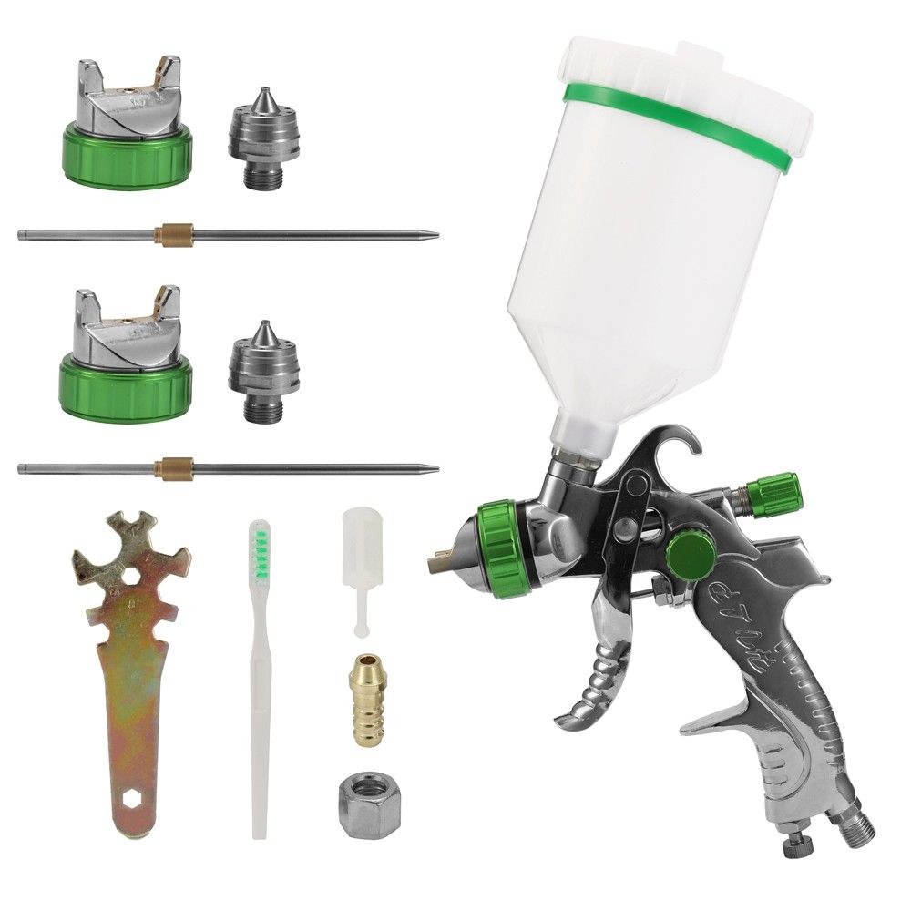 2008 Airbrush Kit HVLP Air Spray Machine Gravitational Force