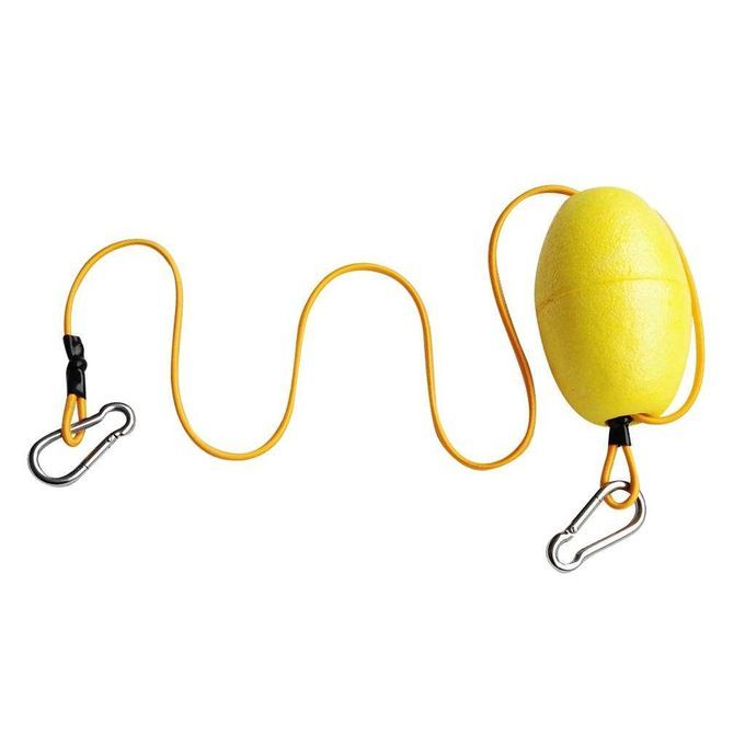 74cm Elastic Kayak Tow Throw Line Floating Accessory Yellow + Yellow