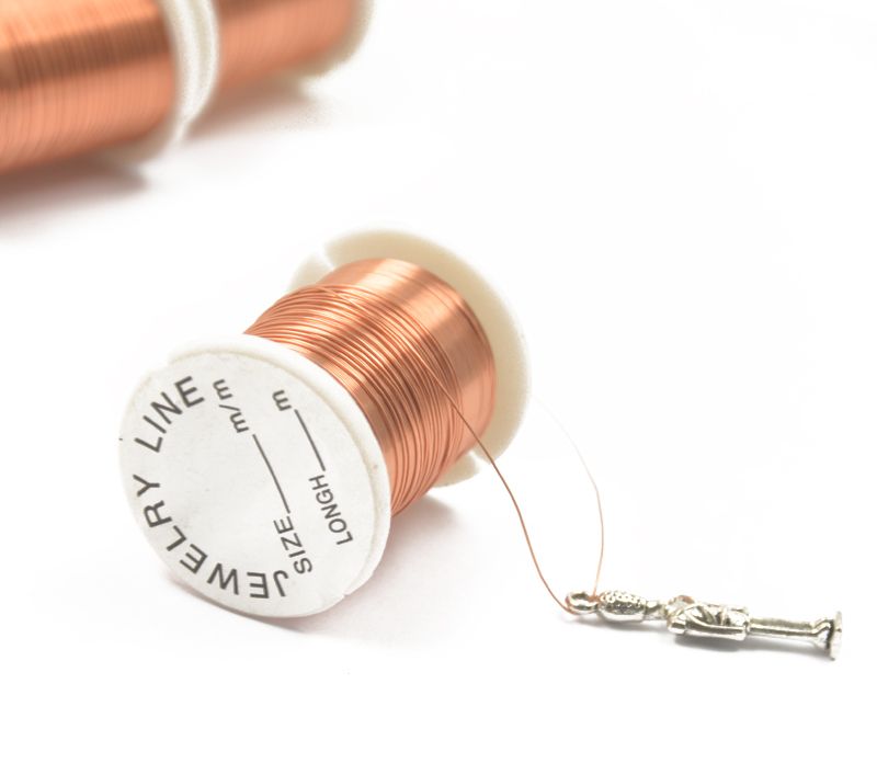 Roll Of 10PCS Copper Wire Jewelry Making Supplies DIY
