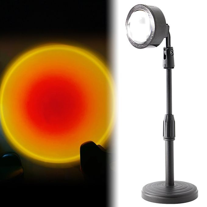 Sunset Projector Lamp, Atmosphere Floor Stand Modern
