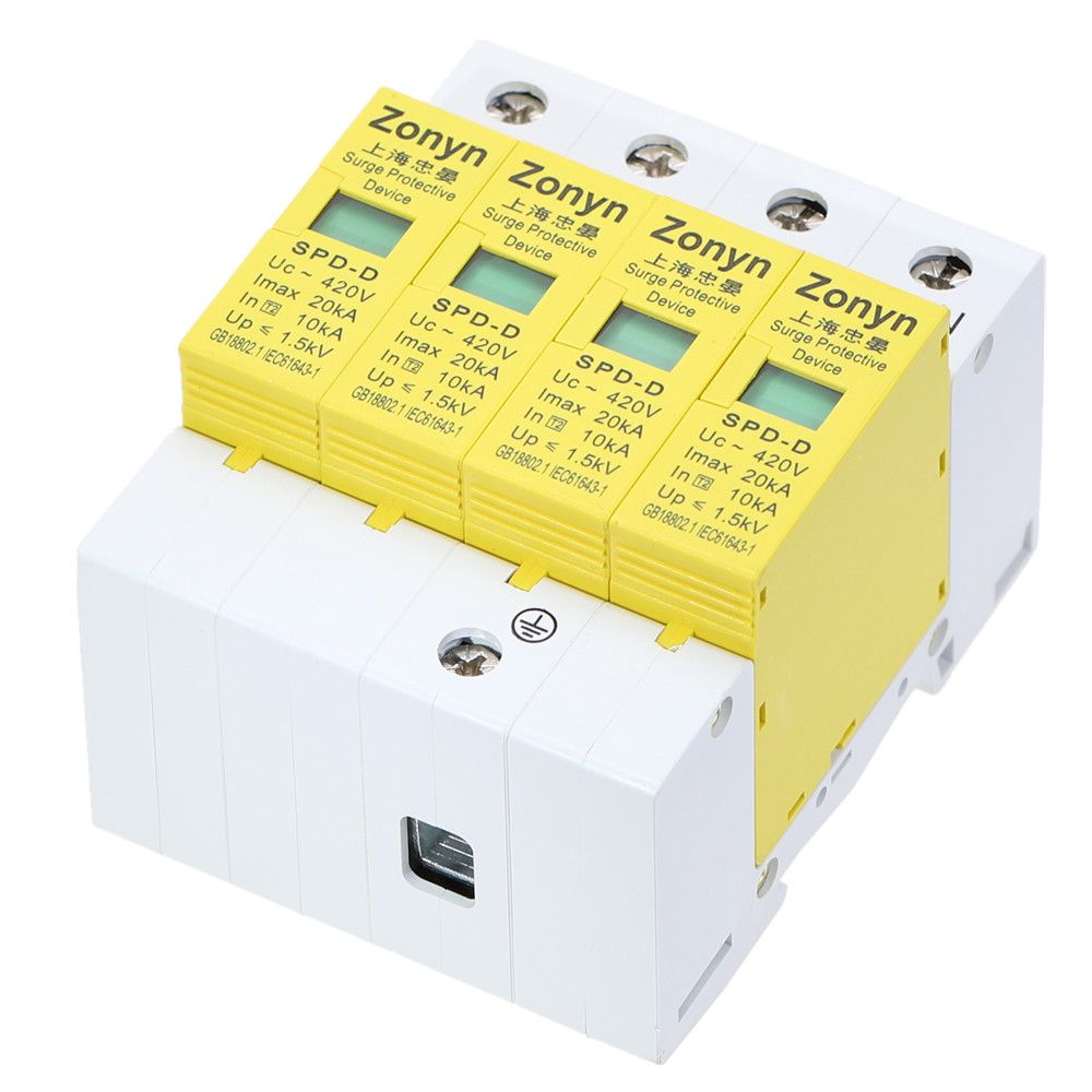 Quality High Surge Protector 420V House SPD 4P 10KA~20KA