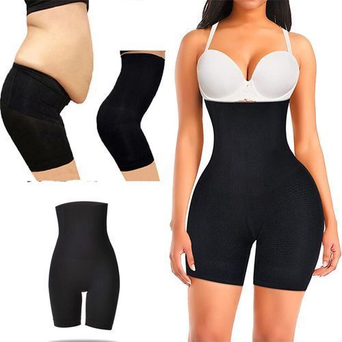 High Waist Tummy Control Girdle Tight - Black