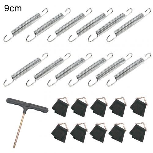 9-16.5cm Replacement Stainless Steel Trampoline Springs T-Hook V-Ring For Circular-9cm