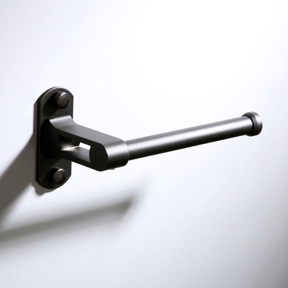 Toilet Paper Holder Wall Mount, Matte Black Toilet Paper