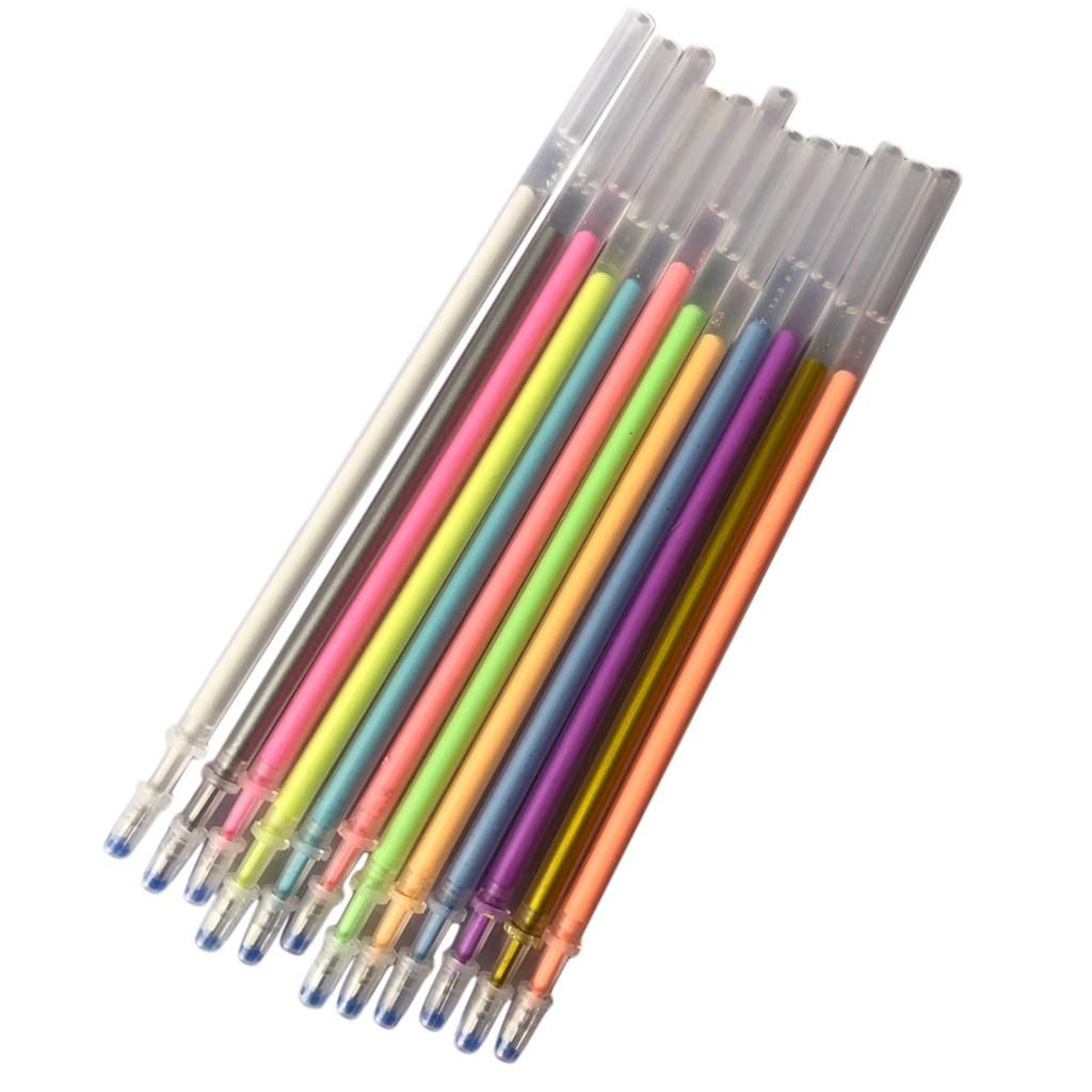 Pen Refills Glitter Coloring Painting Refills Set Craft Marker For
