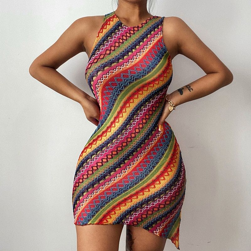 Peachtan Y Cover-ups Women Crochet Beach Wear Brazilian Swimwear Female Print