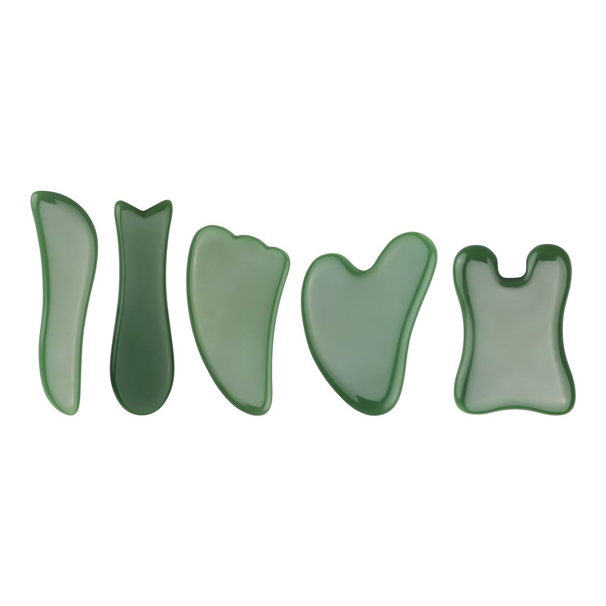 Natural Jade Gua Sha Facial Tools For Face Neck Back Wrist