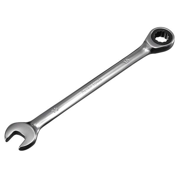 5 Sizes Stubby Combination Ring Open End Ring Ratchet Spanner Wrench 10mm Ten