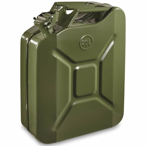 20LTR Green Metal Jerry Can Fuel Petrol Container