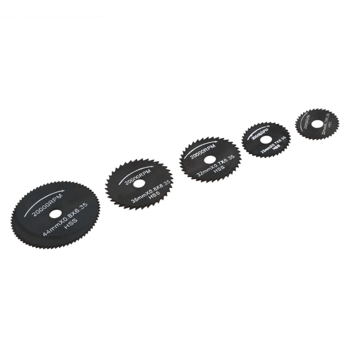 6pcs Metal HSS Circular Saw  Set Cutting Discs for Dremel Rotary Tool