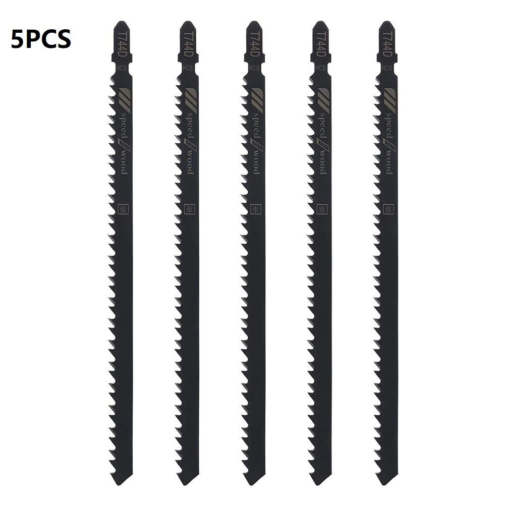5Pcs 180mm Jig Blade T-shank Multi Sabers Board Plywood Wood Fast