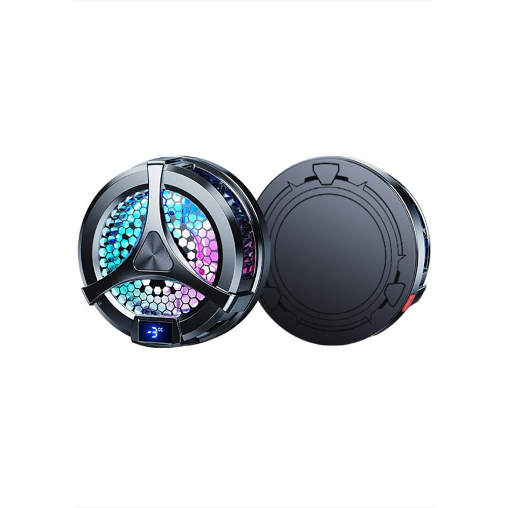 X36 Digital Display Mobile Phone Radiator 9v 15w Magnetic Suction Wireless Fast Charging Silent Semiconductor Cooler For Huawei