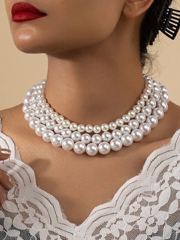 3pcs Pearl Necklace